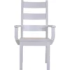 Daniel's Amish Reclaimed White Dining Arm Chair