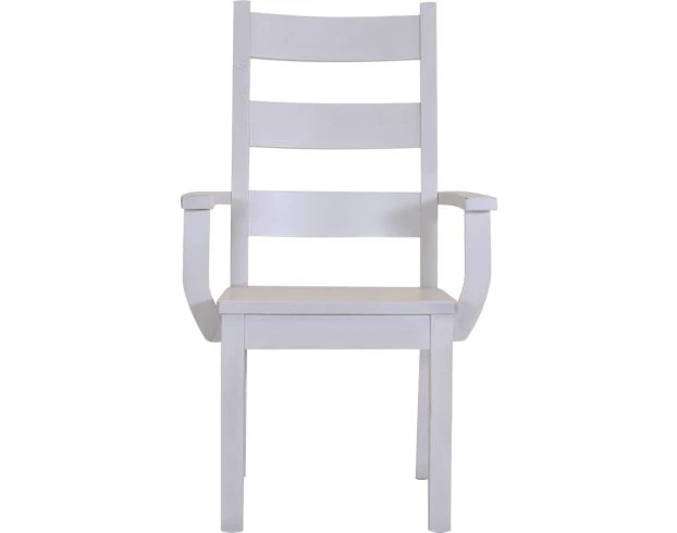 Daniel's Amish Reclaimed White Dining Arm Chair 1 Daniel's Amish Reclaimed White Dining Arm Chair