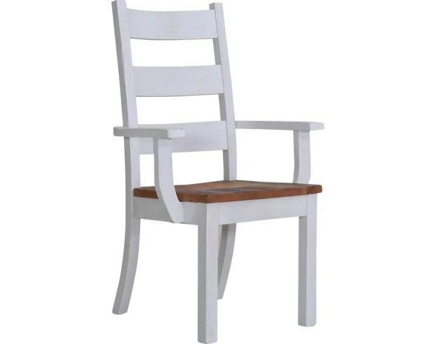 Daniel's Amish Reclaimed Two-Tone Dining Arm Chair 2 Daniel's Amish Reclaimed Two-Tone Dining Arm Chair - Image 2