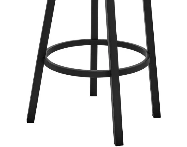 Armen Living Lorin Gray Swivel Counter Stool 7 Armen Living Lorin Gray Swivel Counter Stool - Image 7
