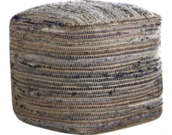 Ashley Absalom Natural Pouf