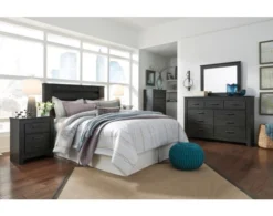 Ashley Brinxton 4-Piece King Headboard Bedroom Set