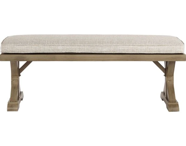 Ashley Beachcroft Outdoor Bench With Cushion 1 Ashley Beachcroft Outdoor Bench With Cushion