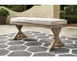 Ashley Beachcroft Outdoor Bench With Cushion 14 Ashley Beachcroft Outdoor Bench With Cushion -Ashley ASHY390866 F