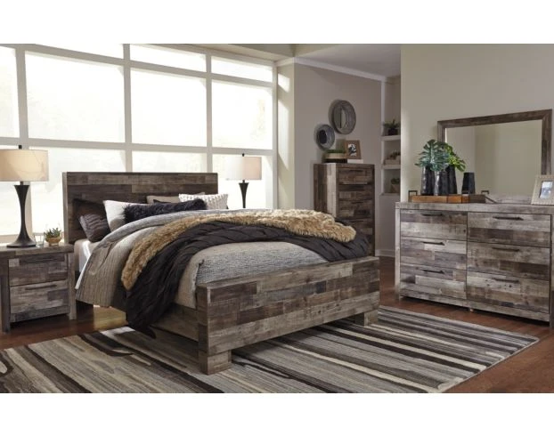 Ashley Derekson Queen Panel Bed 4 Ashley Derekson Queen Panel Bed - Image 4