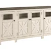 Ashley Bolanburg White TV Stand