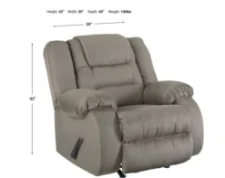Ashley McCade Rocker Recliner -Ashley ASHY459532 X