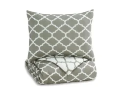 Ashley Media Grey 2-Piece Twin Comforter Set