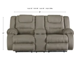 Ashley McCade Reclining Loveseat With Console -Ashley ASHY460298 X