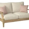 Ashley Clare View Loveseat With Pillows
