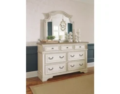 Ashley Realyn Dresser With Mirror -Ashley ASHY474747 C