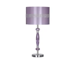 Ashley Nyssa Purple Table Lamp