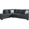 Ashley Altari Slate 2-Piece Sectional With Left Chaise