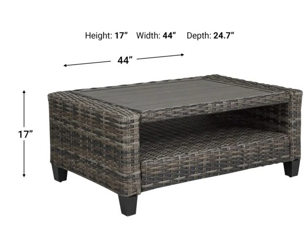 Ashley Clover Brooke 4-Piece Patio Set 5 Ashley Clover Brooke 4-Piece Patio Set - Image 5