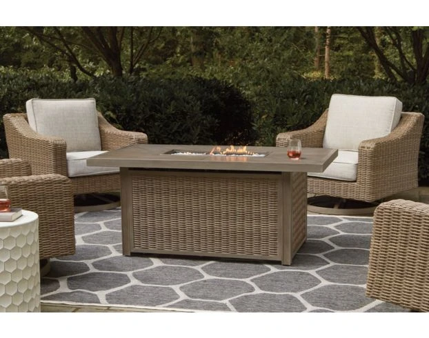 Ashley Beachcroft 791 Rectangle Fire Pit 2 Ashley Beachcroft 791 Rectangle Fire Pit - Image 2
