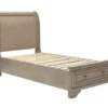 Ashley Lettner Twin Sleigh Storage Bed