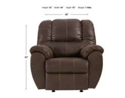 Ashley McGann Brown Rocker Recliner -Ashley ASHY539479 X