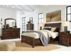 Ashley Porter 4-Piece Queen Storage Bedroom Set