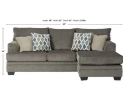 Ashley Dorsten Slate Sofa Chaise -Ashley ASHY556837 X