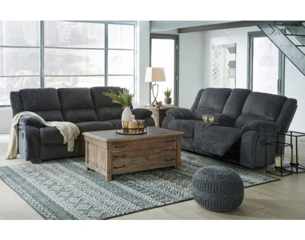 Ashley Draycoll Slate Reclining Sofa 2 Ashley Draycoll Slate Reclining Sofa - Image 2