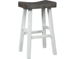 Ashley Glosco White Barstool