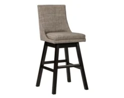 Ashley Tallenger Gray Swivel Barstool
