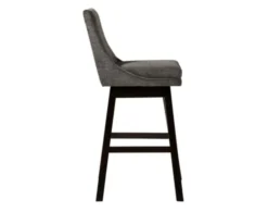 Ashley Tallenger Dark Gray Swivel Barstool -Ashley ASHY563803 C