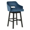 Ashley Tallenger Blue Swivel Barstool