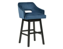 Ashley Tallenger Blue Swivel Barstool