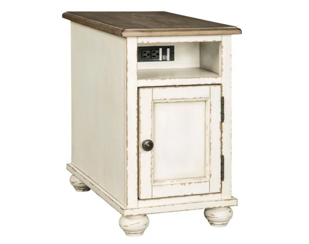 Ashley Realyn Chairside Table W/ Power Port 1 Ashley Realyn Chairside Table W/ Power Port