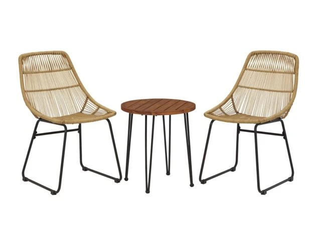 Ashley Coral Sand 3-Piece Outdoor Bistro Set 1 Ashley Coral Sand 3-Piece Outdoor Bistro Set
