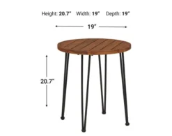 Ashley Coral Sand 3-Piece Outdoor Bistro Set 9 Ashley Coral Sand 3-Piece Outdoor Bistro Set -Ashley ASHY596912 X2