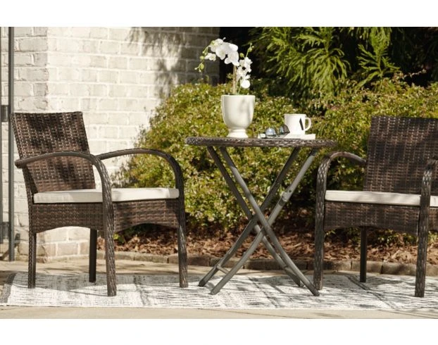 Ashley Anchor Land 3-Piece Outdoor Bistro Set 3 Ashley Anchor Land 3-Piece Outdoor Bistro Set - Image 3