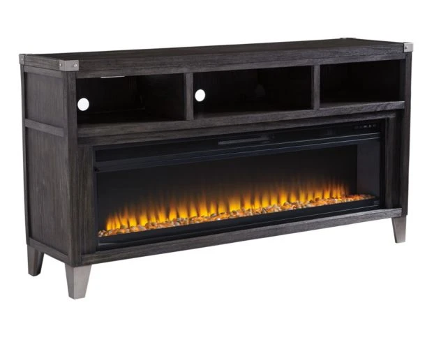 Ashley Todoe Media Console With Fireplace 1 Ashley Todoe Media Console With Fireplace