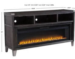 Ashley Todoe Media Console With Fireplace 9 Ashley Todoe Media Console With Fireplace -Ashley ASHY604194 X