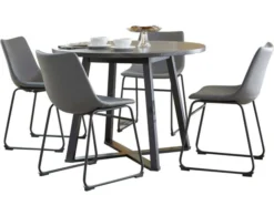 Ashley Centiar Gray 5-Piece Dining Set