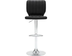 Ashley Pollzen Black Adjustable Swivel Barstool