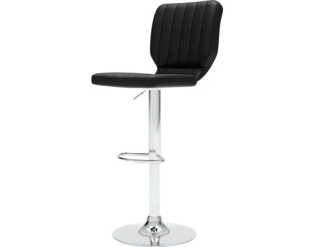 Ashley Pollzen Black Adjustable Swivel Barstool 2 Ashley Pollzen Black Adjustable Swivel Barstool - Image 2