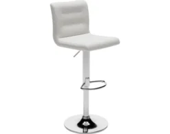Ashley Pollzen Stone Adjustable Swivel Barstool -Ashley ASHY612698 C