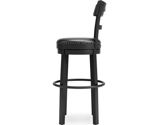 Ashley Valebeck Black Swivel Barstool 3 Ashley Valebeck Black Swivel Barstool - Image 3