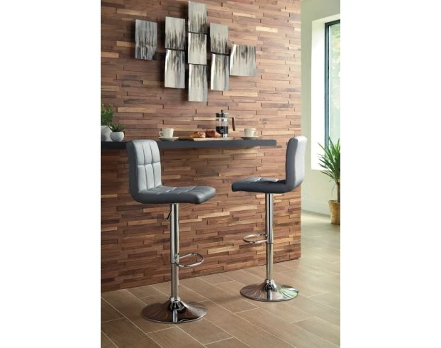 Ashley Bellatier Gray Barstool 2 Ashley Bellatier Gray Barstool - Image 2