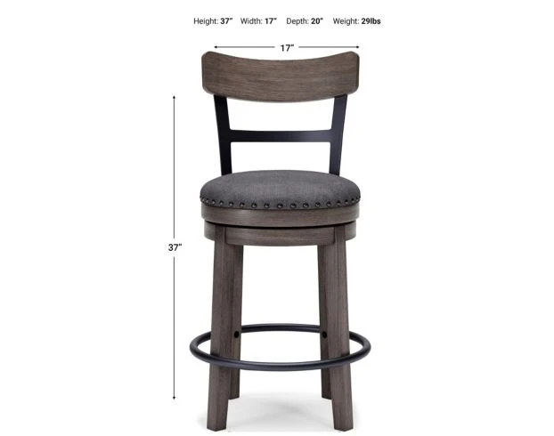 Ashley Caitbrook Swivel Counter Stool 5 Ashley Caitbrook Swivel Counter Stool - Image 5