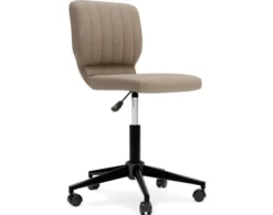Ashley Beaunali Taupe Desk Chair -Ashley ASHY614542 C