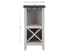 Ashley Turnley White Wine Cabinet -Ashley ASHY615421 X
