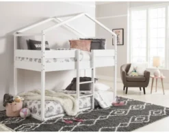 Ashley Flannibrook Twin/Twin House Loft Bed -Ashley ASHY621438 C