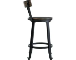 Ashley Melenski Brown Swivel Counter Stool -Ashley ASHY623031 D