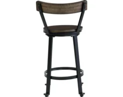 Ashley Melenski Brown Swivel Counter Stool -Ashley ASHY623031 E