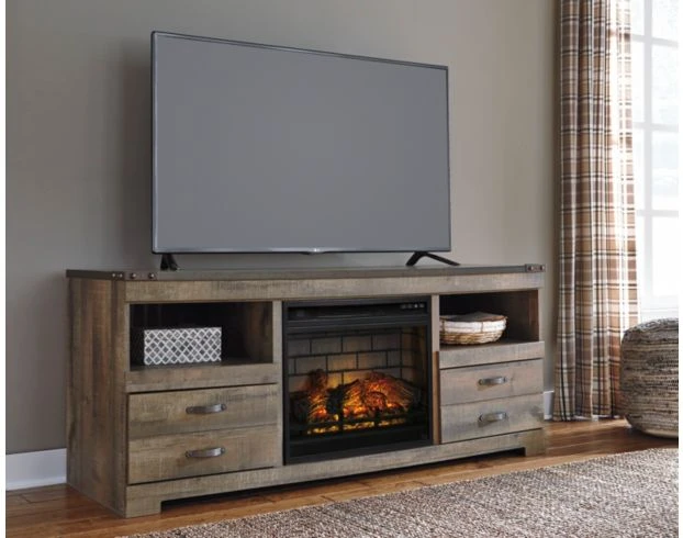 Ashley Trinell Fireplace Tv Stand 2 Ashley Trinell Fireplace Tv Stand - Image 2