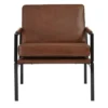 Ashley Puckman Brown Leather Chair