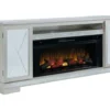 Ashley Flamory TV Stand With Log Fireplace